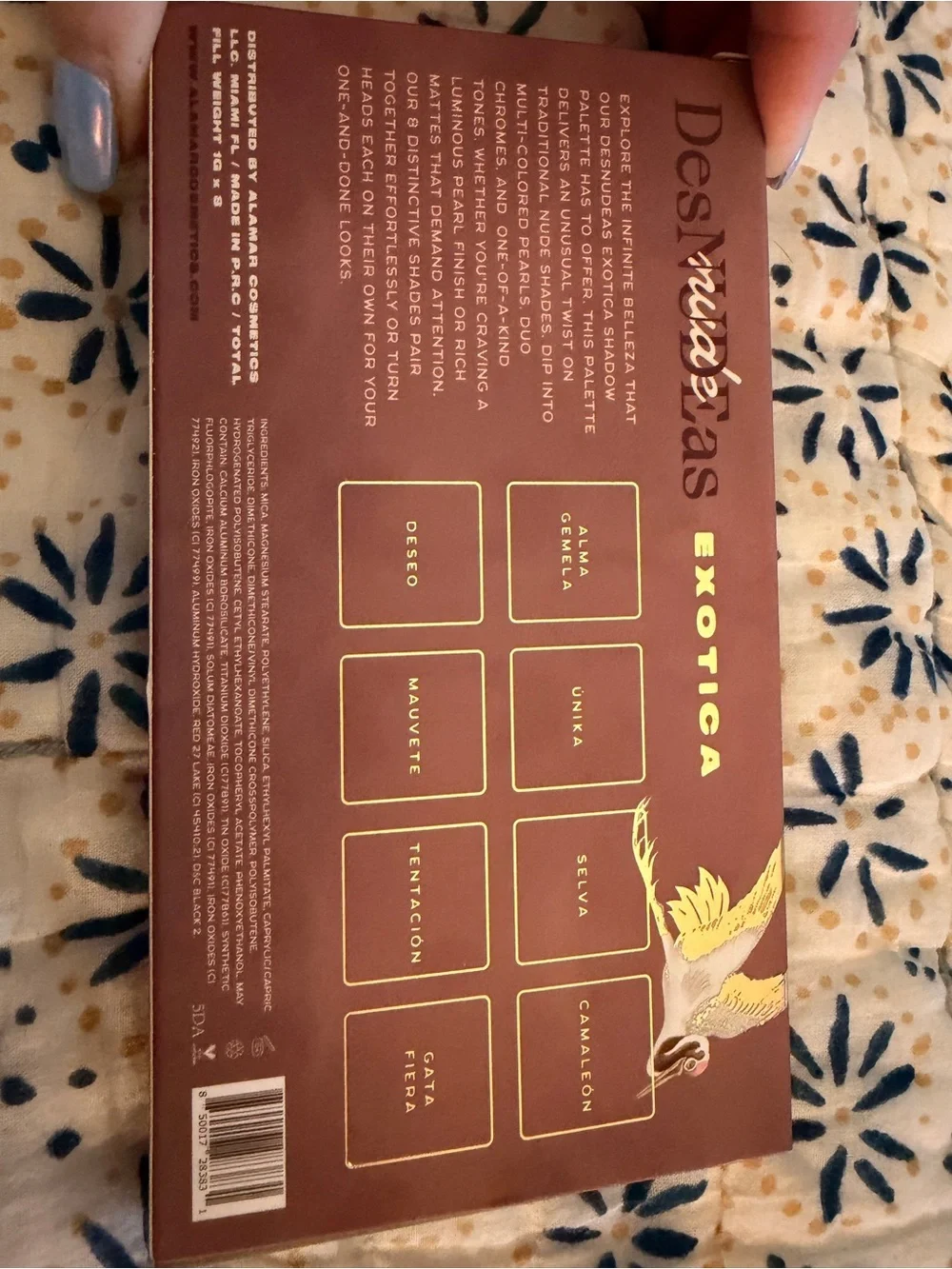 ALAMAR DesNUDEas Exotica Pressed Pigment Palette Eyeshadow BNIB